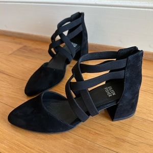 NEW Eileen Fisher Suede D’orsay Juku Pump